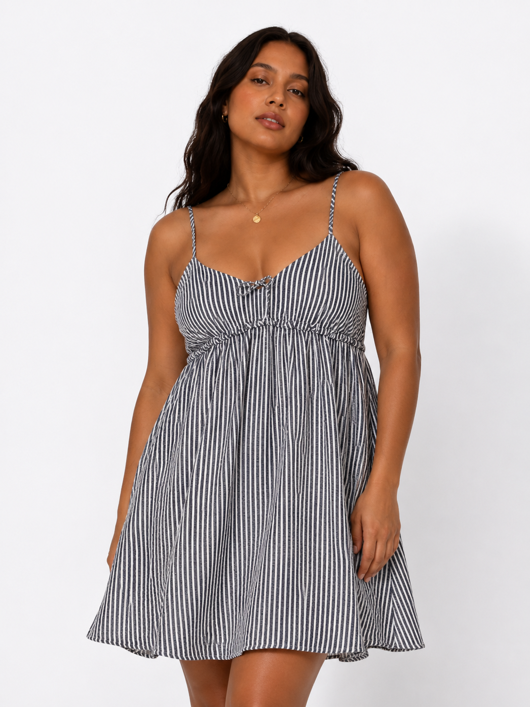 VESTIDO CORTO DE RAYAS | SPEECHLESS | TALLA L