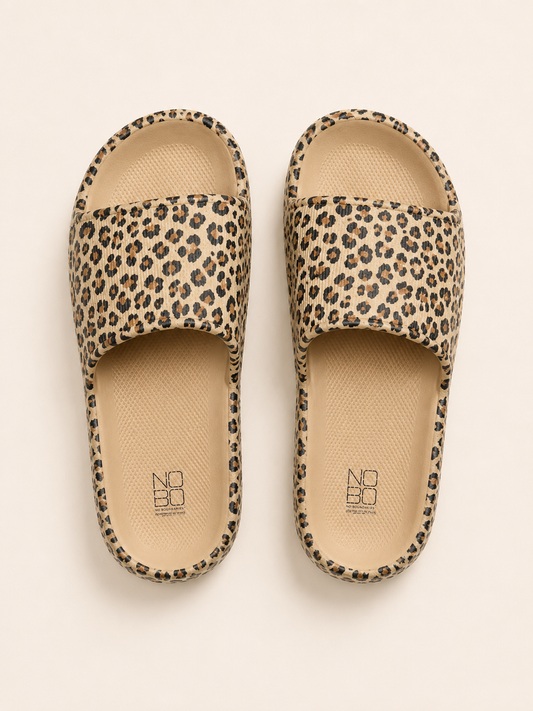 CHANCLETAS DE ANIMAL PRINT | NO BOUNDARIES | TALLA 9