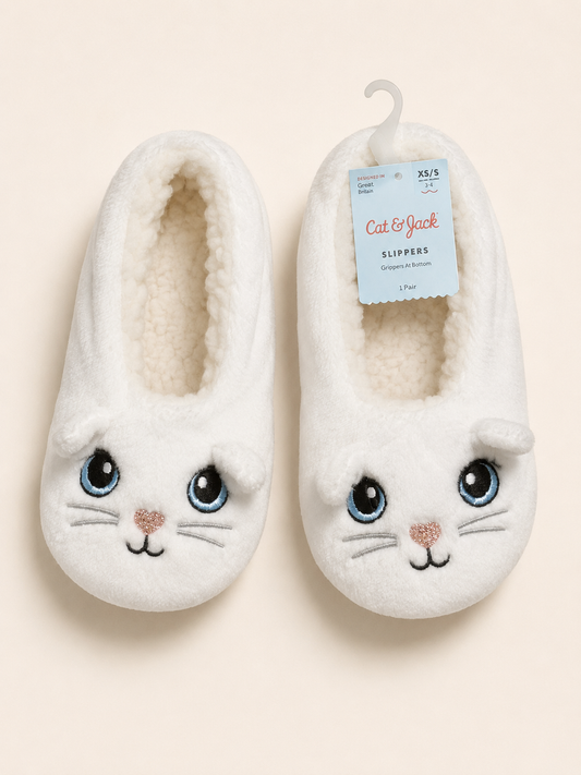 PANTUFLAS INFANTILES DE GATITO | CAT & JACK | XS/S