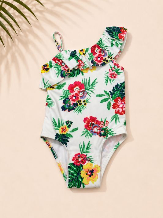 TRAJE DE BAÑO CON ESTAMPADO FLORAL PARA NIÑA | OLD NAVY | TALLA 3T