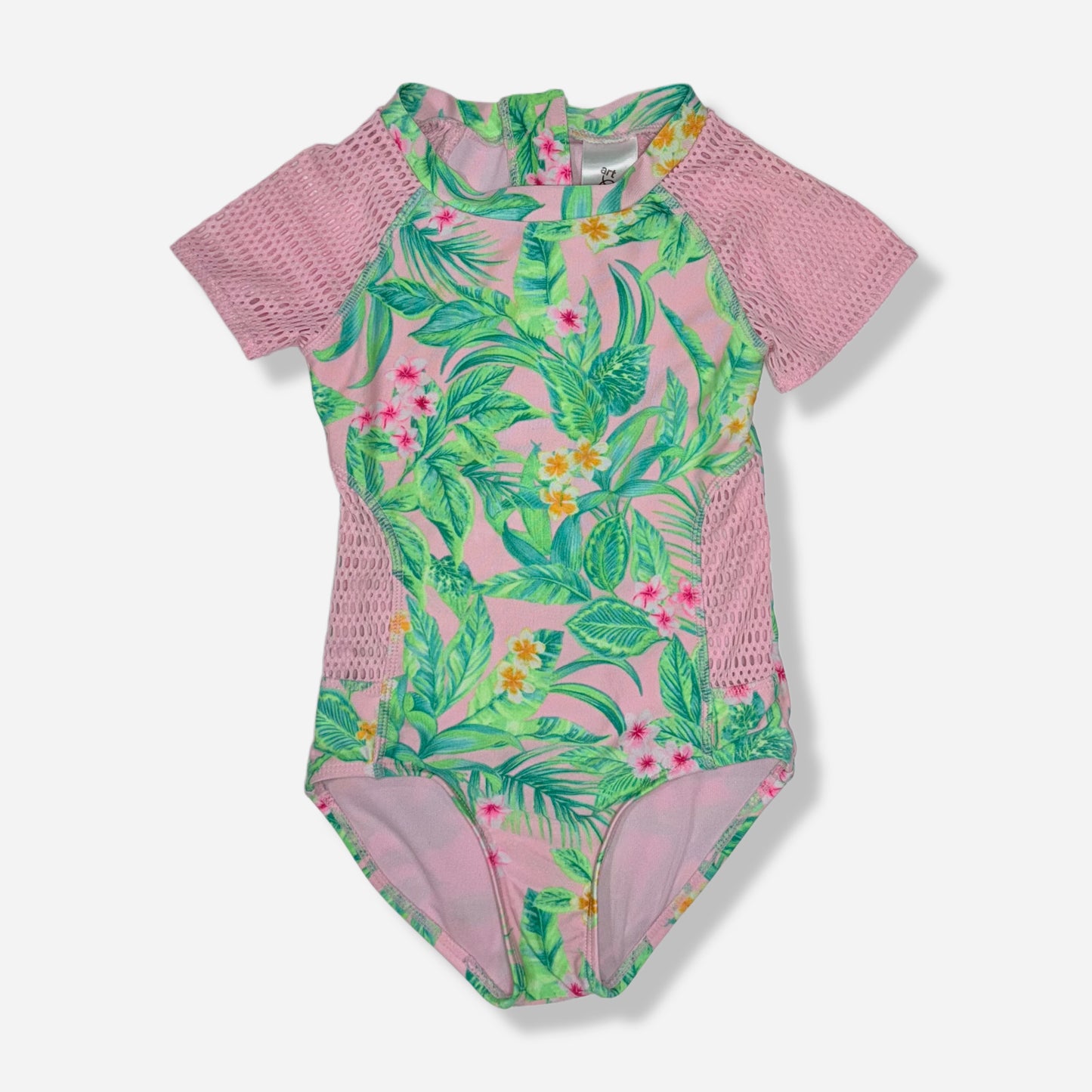 TRAJE DE BAÑO PARA NIÑA CON ESTAMPADO TROPICAL | ART CLASS | S (6)