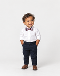 Set de corbata y corbatín para niño, talla 2T