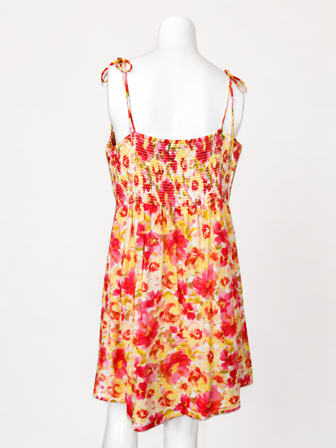 VESTIDO DE LINO CON ESTAMPADO FLORAL | OLD NAVY | TALLA L