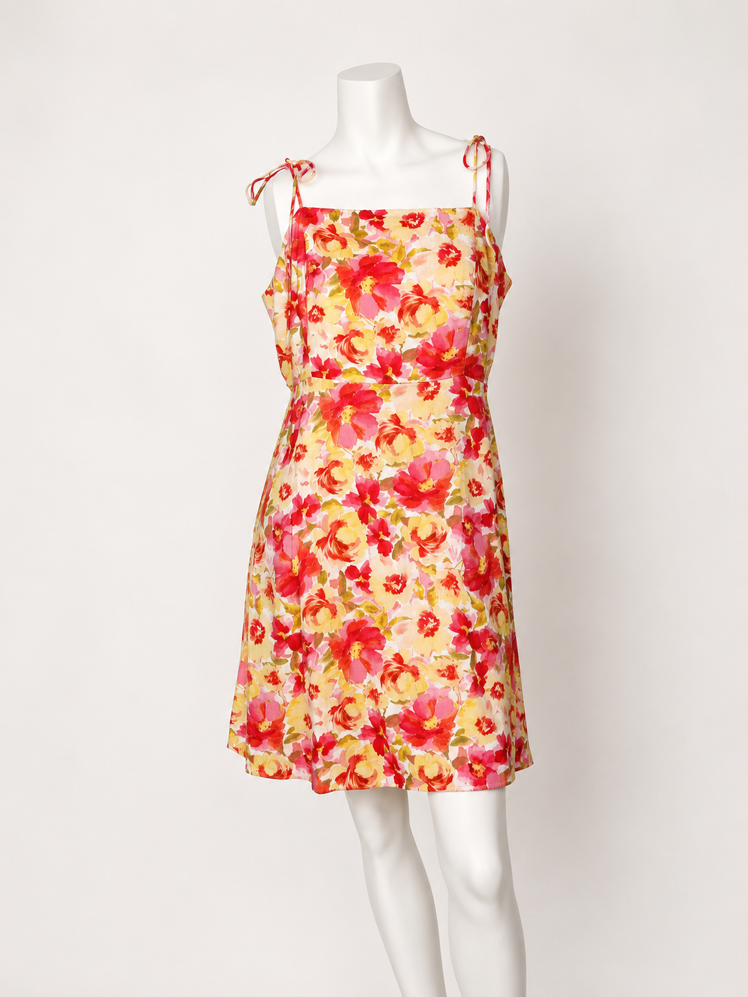 VESTIDO DE LINO CON ESTAMPADO FLORAL | OLD NAVY | TALLA L