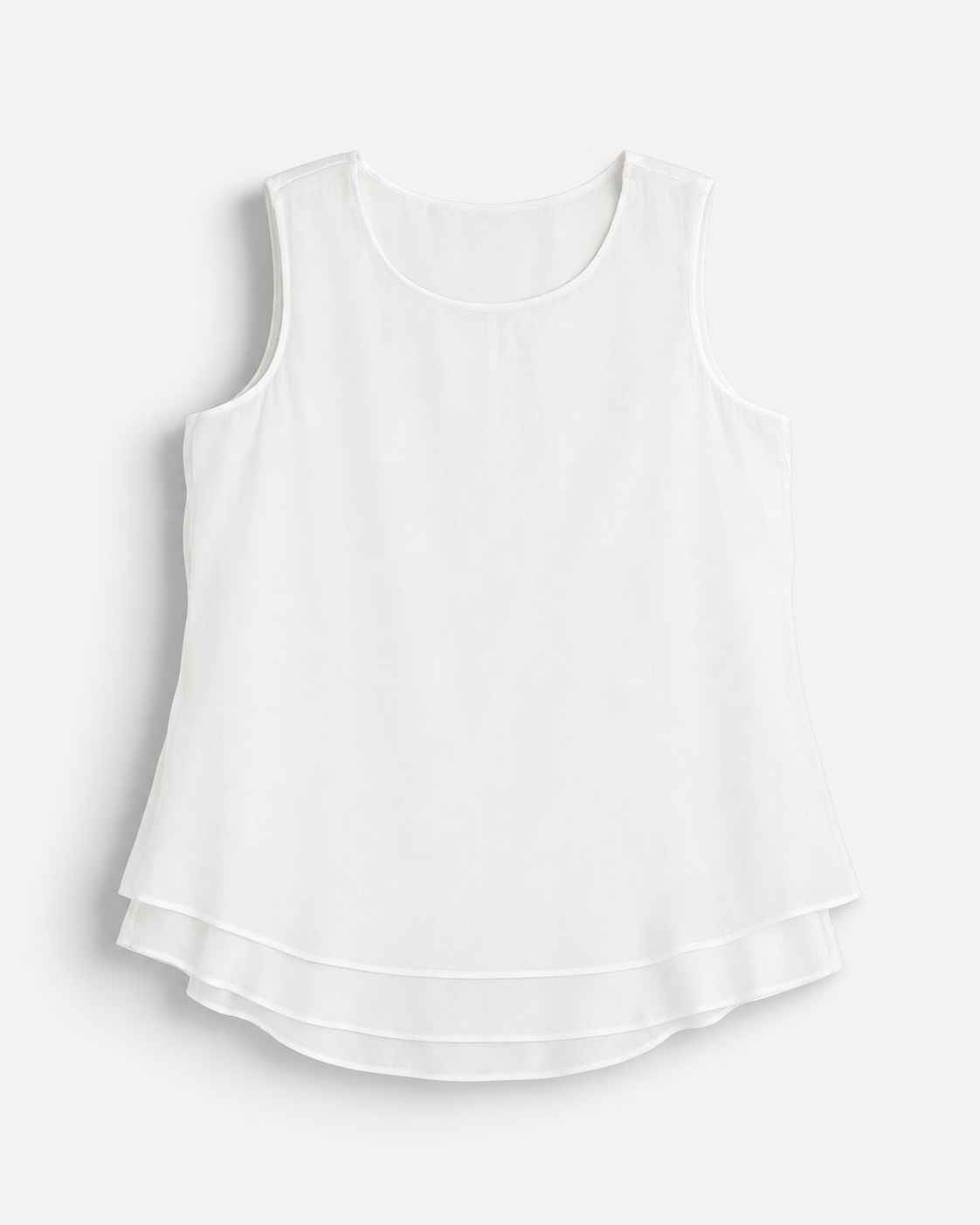 NEW | BLUSA BLANCA SIN MANGAS PARA MUJER | CRISTINA B | TALLA XS