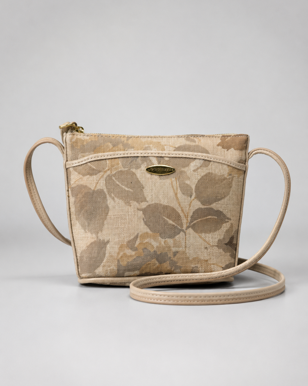 BOLSO CROSSBODY BEIGE CON ESTAMPADO FLORAL | LIZ CLAIBORNE