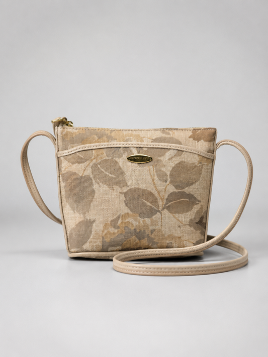 BOLSO CROSSBODY BEIGE CON ESTAMPADO FLORAL | LIZ CLAIBORNE