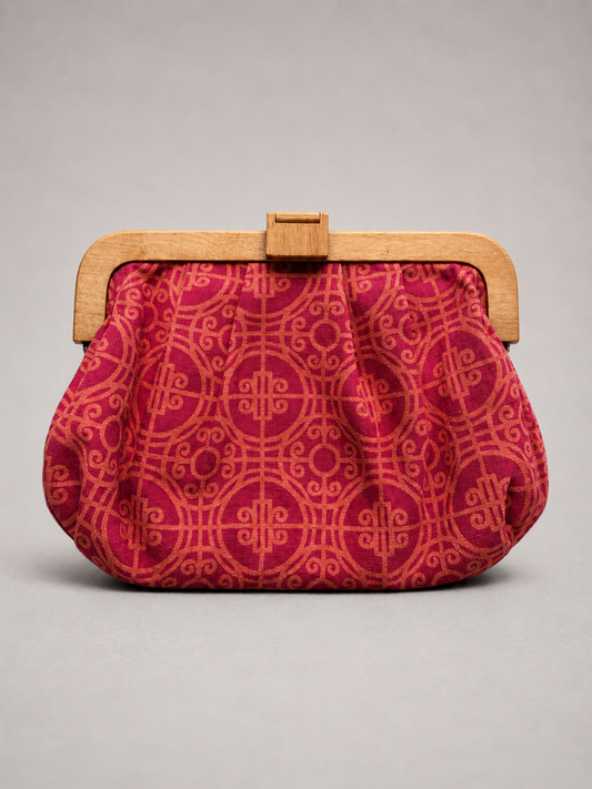 CLUTCH CON CIERRE DE MADERA | OLD NAVY