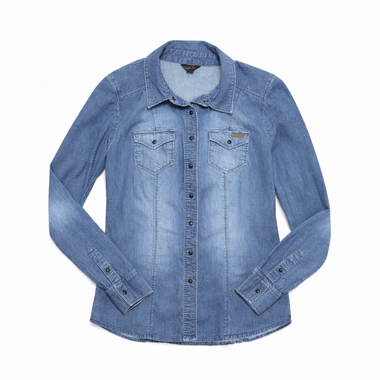 CAMISA DENIM MANGA LARGA | G BY GUESS | S