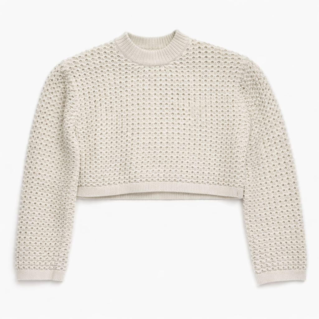 TOP CROCHET MANGA LARGA | H&M | TALLA S