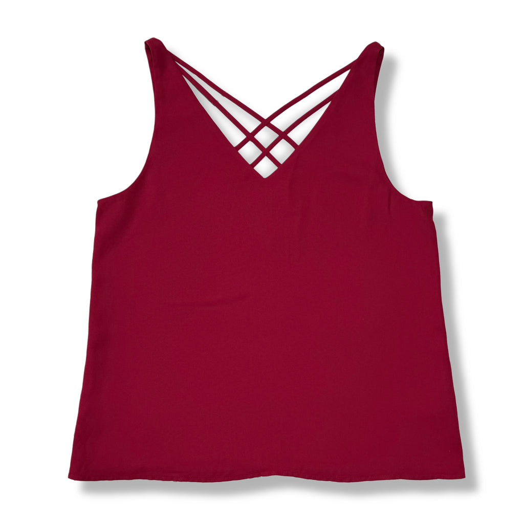 Blusa roja de tirantes Express, talla S, foto 2
