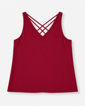Blusa roja de tirantes Express, talla S, ropa de segunda mano en República Dominicana