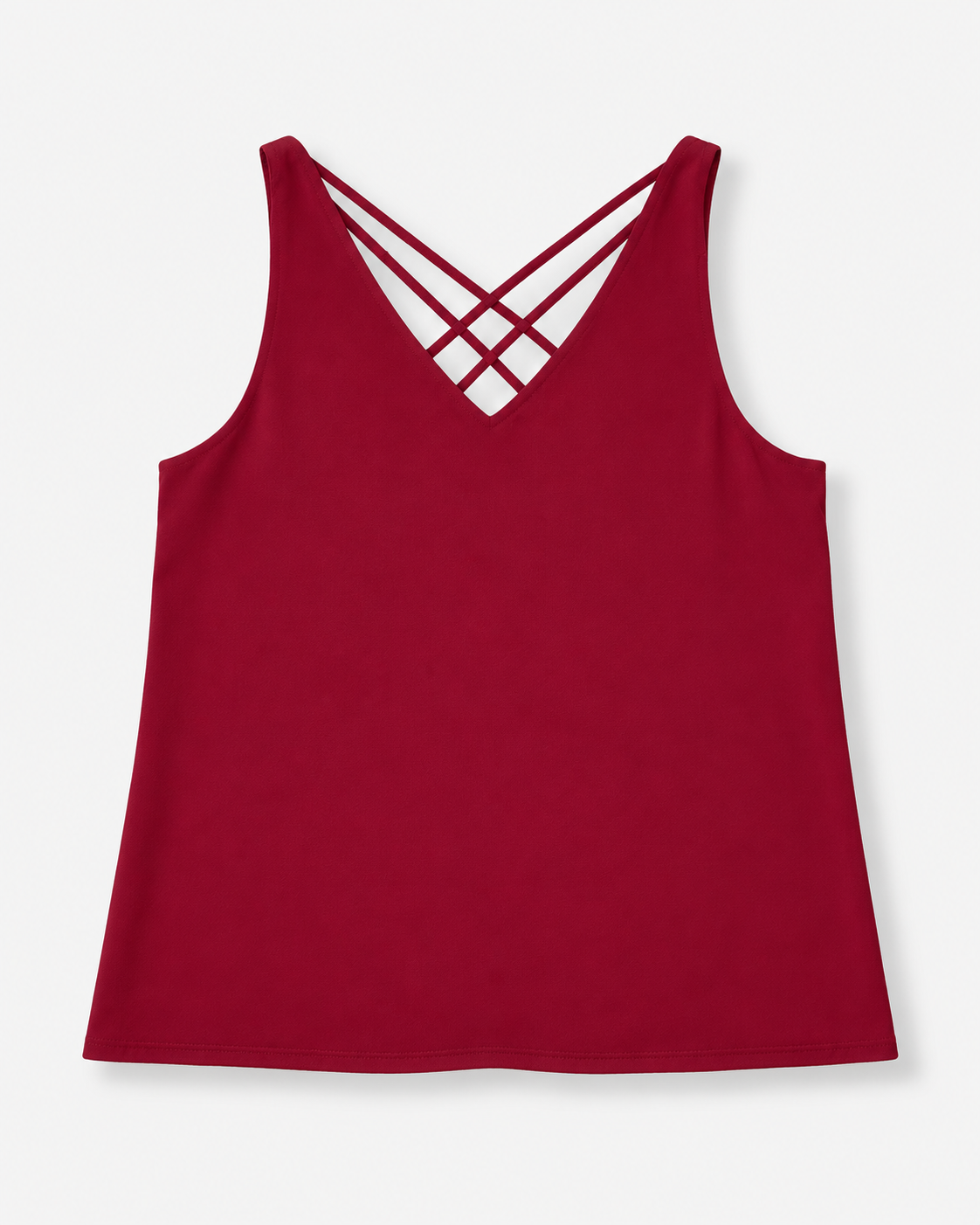 Blusa roja de tirantes Express, talla S, ropa de segunda mano en República Dominicana