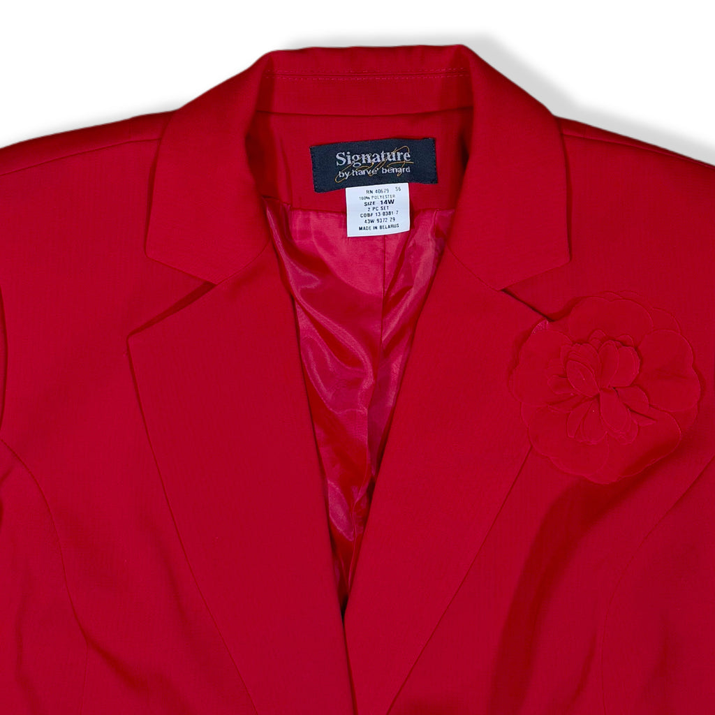 Blazer rojo Leonard Bernard, talla 14W, foto 5
