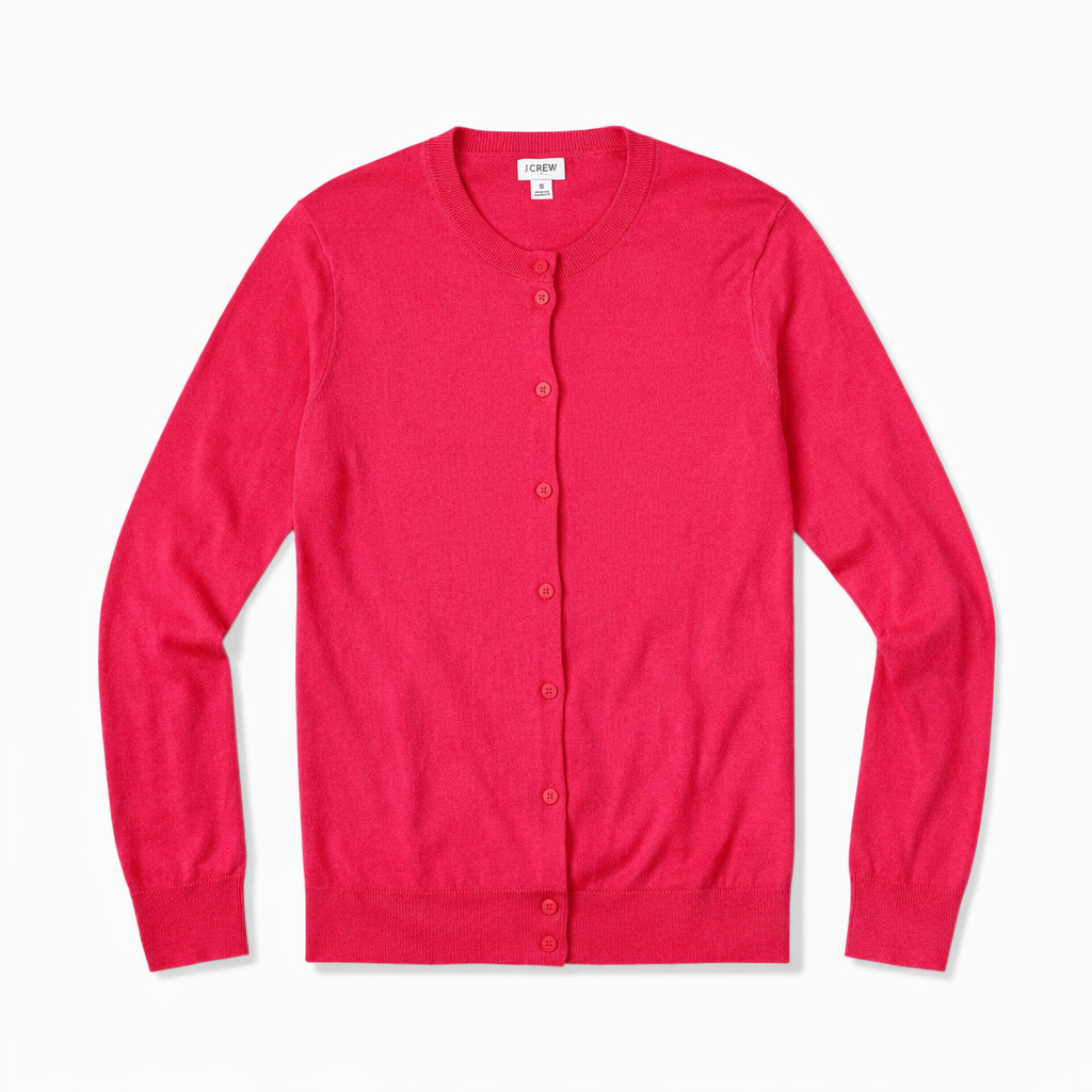 CARDIGAN MAGENTA CON BOTONES | J.CREW | TALLA S