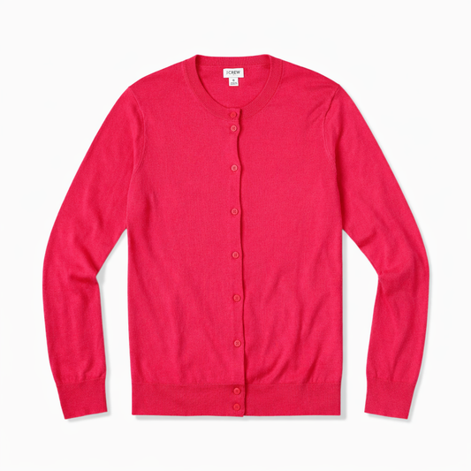 CARDIGAN MAGENTA CON BOTONES | J.CREW | TALLA S
