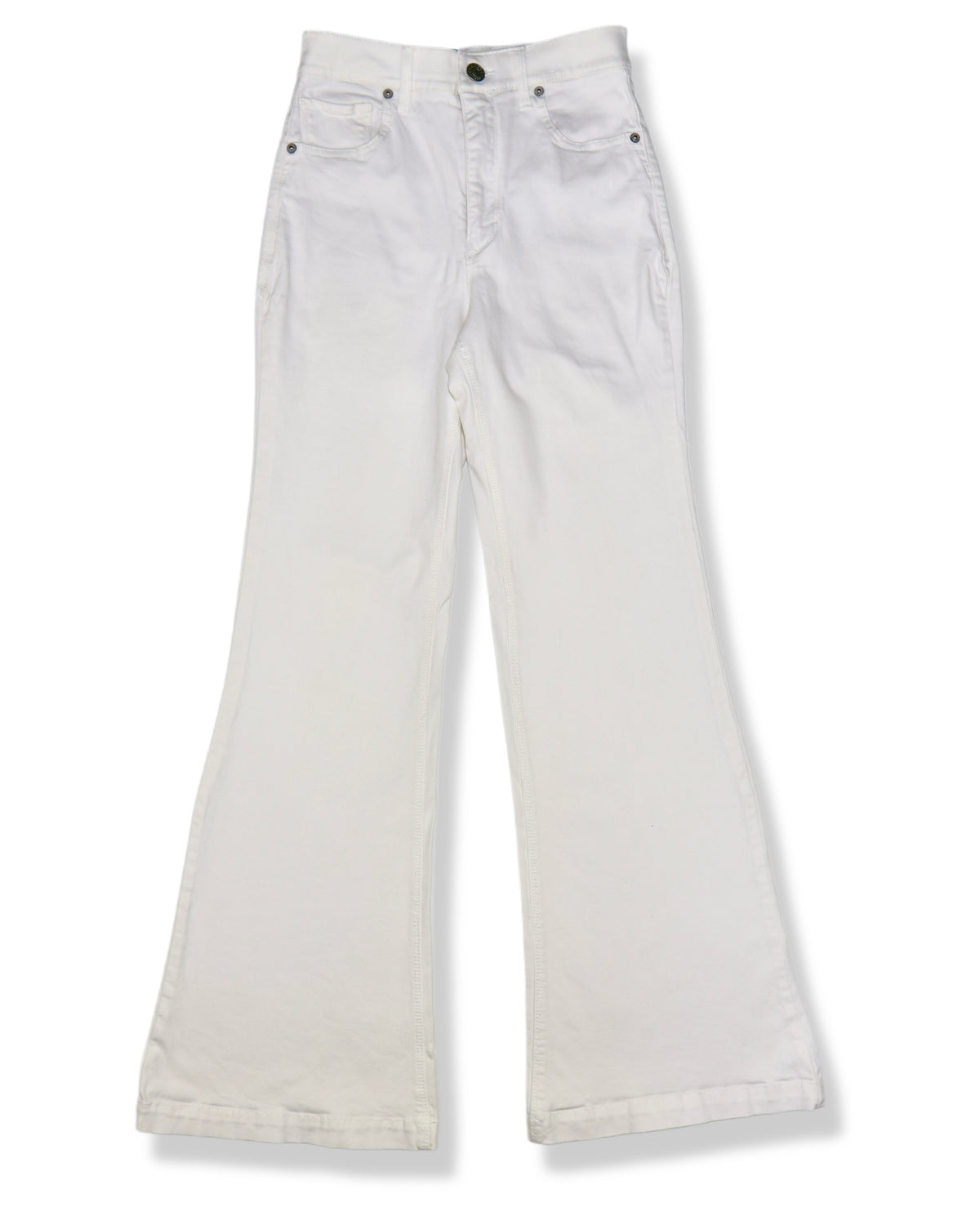 Pantalón blanco flare Express, talla 0R, foto 4