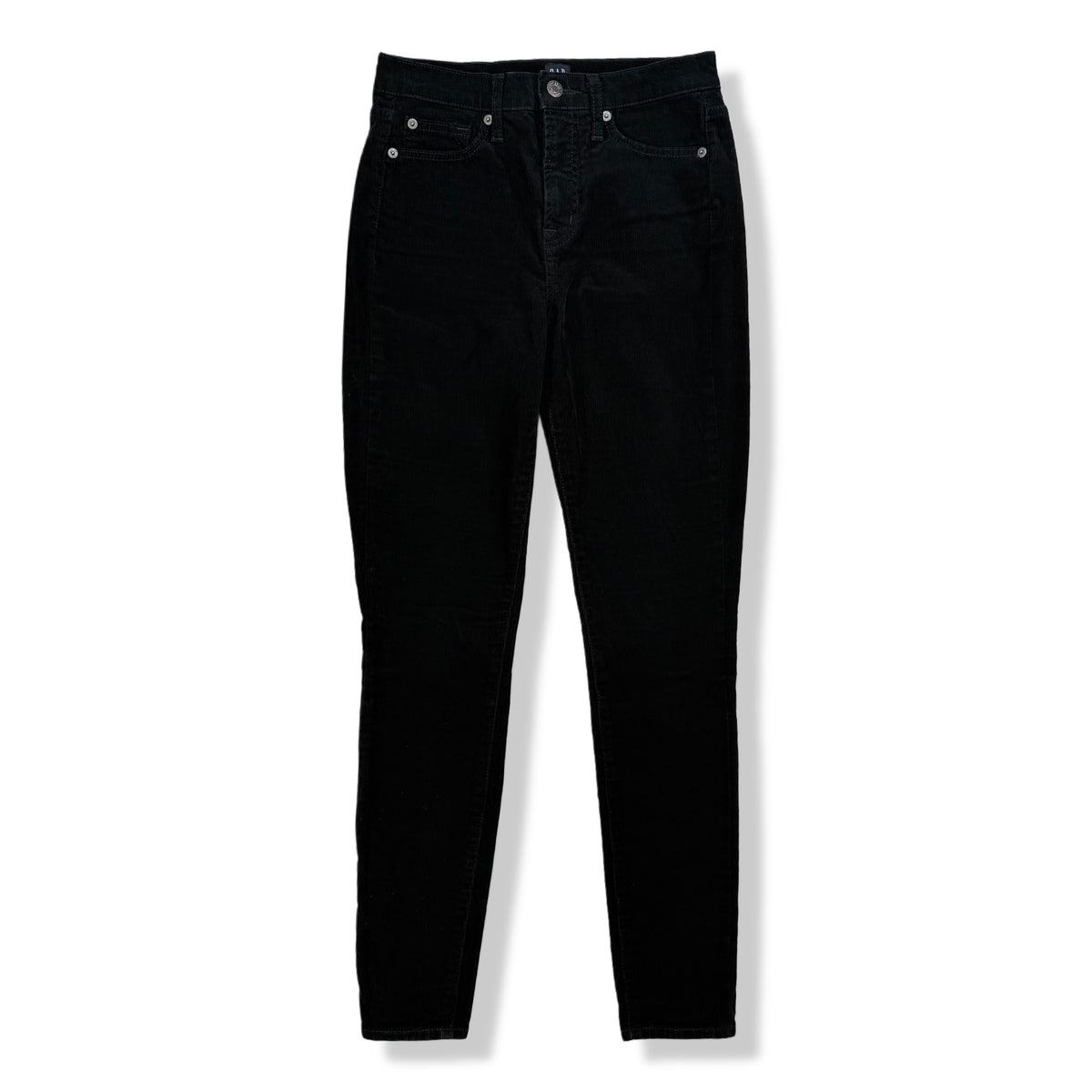 Pantalón de corduroy negro GAP, talla 0, foto 3