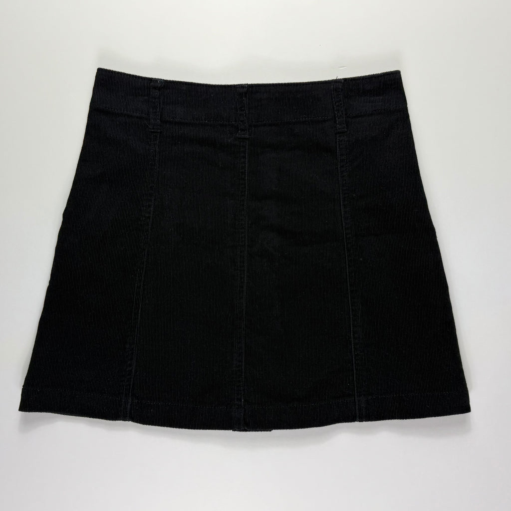 Falda negra de corduroy Forever 21, talla S, foto 3
