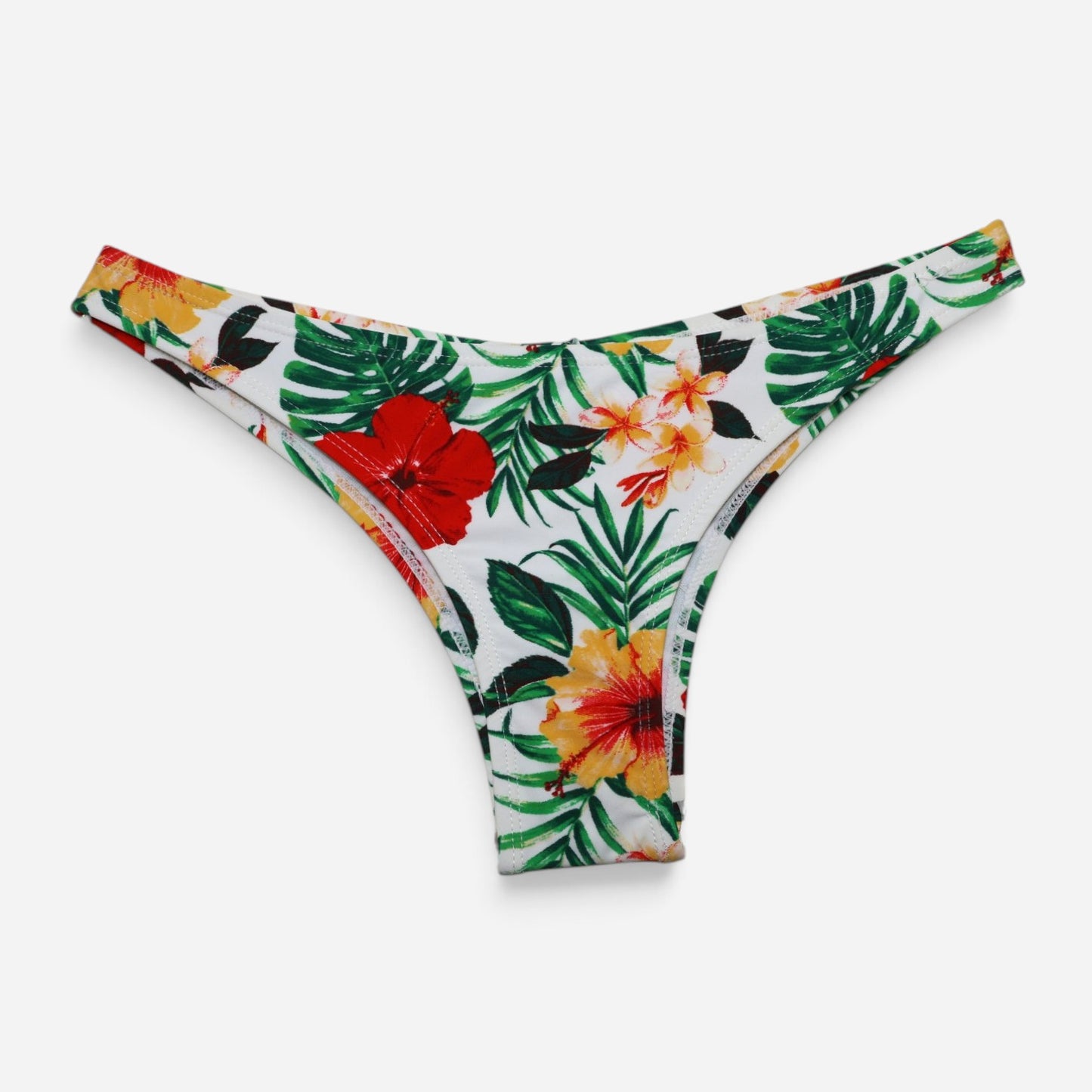 TRAJE DE BAÑO DE DOS PIEZAS CON ESTAMPADO TROPICAL | CABANA DEL SOL | TALLA S
