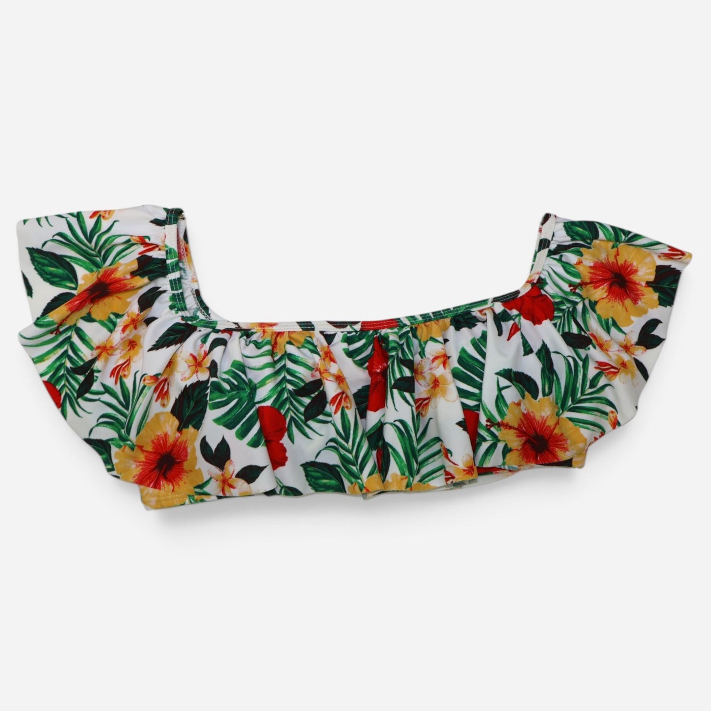 TRAJE DE BAÑO DE DOS PIEZAS CON ESTAMPADO TROPICAL | CABANA DEL SOL | TALLA S