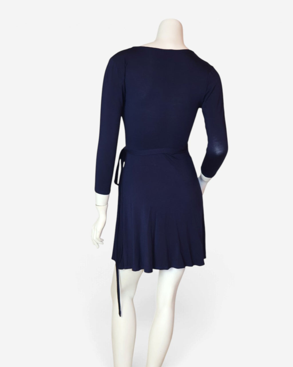 Vestido cruzado azul marino Lulus, talla XS, foto 8
