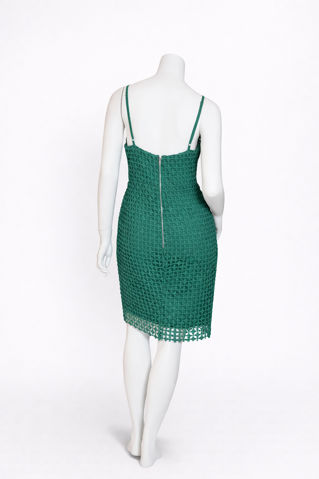NUEVO CON ETIQUETA | VESTIDO MINI VERDE DE ENCAJE | LULUS | TALLA M