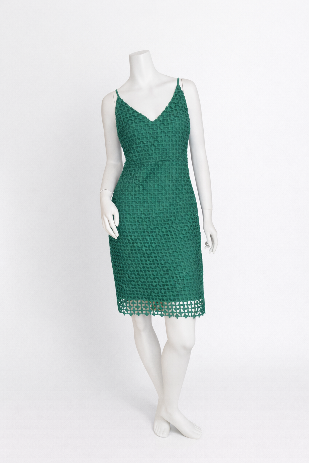 NUEVO CON ETIQUETA | VESTIDO MINI VERDE DE ENCAJE | LULUS | TALLA M