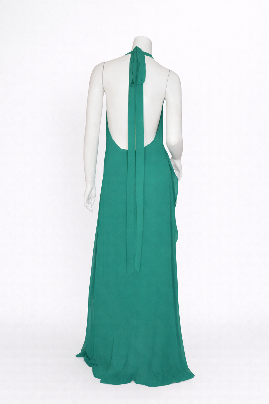 NUEVO CON ETIQUETA | VESTIDO HALTER VERDE FLUIDO | LULUS | TALLA S