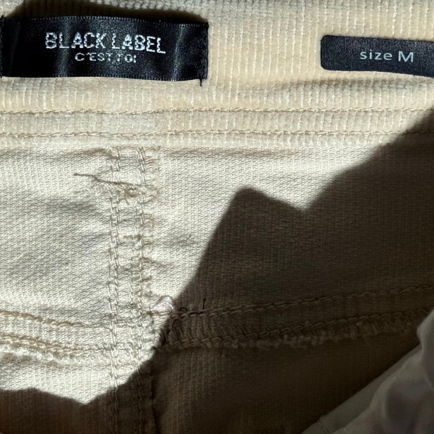 FALDA CORTA DE CORDUROY | BLACK LABEL C'EST TOI | TALLA M
