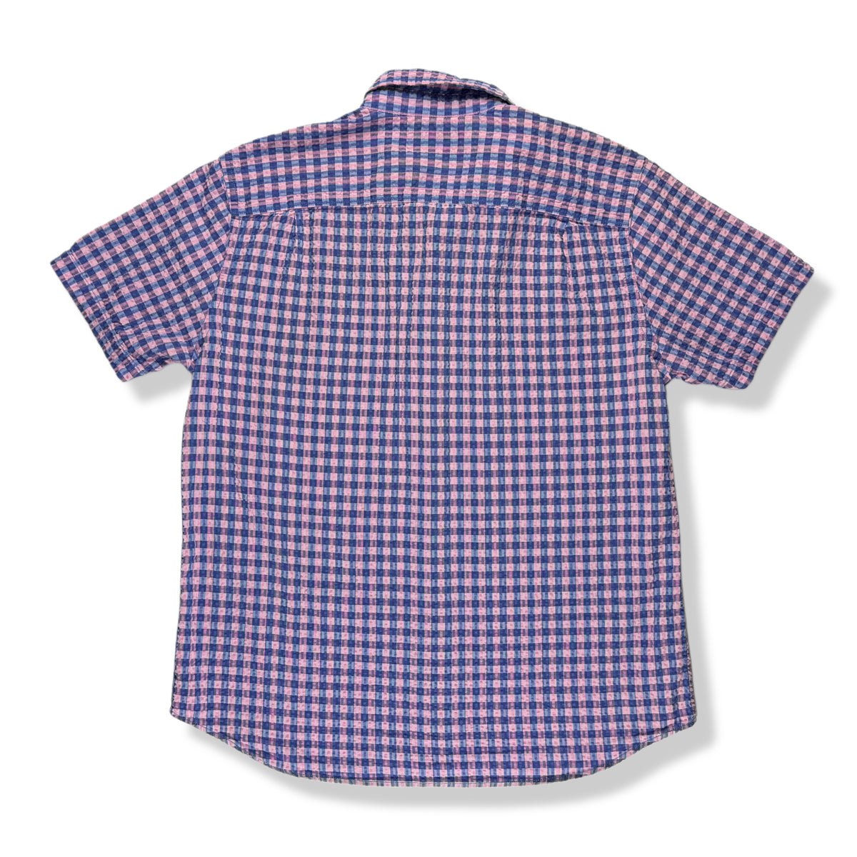 Camisa de cuadros de mangas cortas para hombre RYE talla L, foto 2