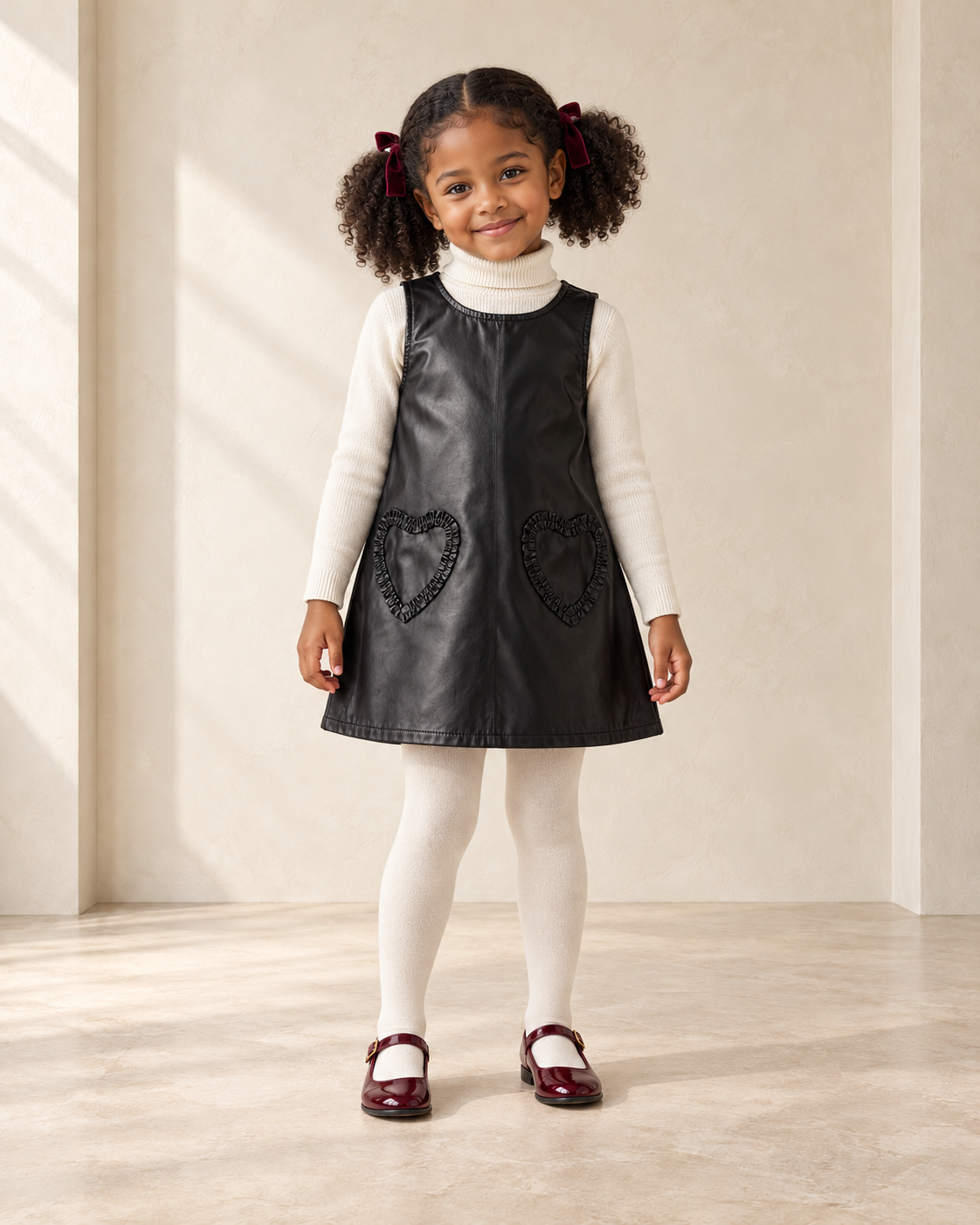 Vestido negro Diva Girl para niña, talla 5, ropa de segunda mano en República Dominicana