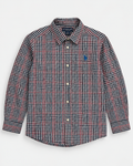 Camisa de cuadros de mangas largas para niño U.S. Polo Assn. talla L (10/12), ropa de segunda mano en República Dominicana