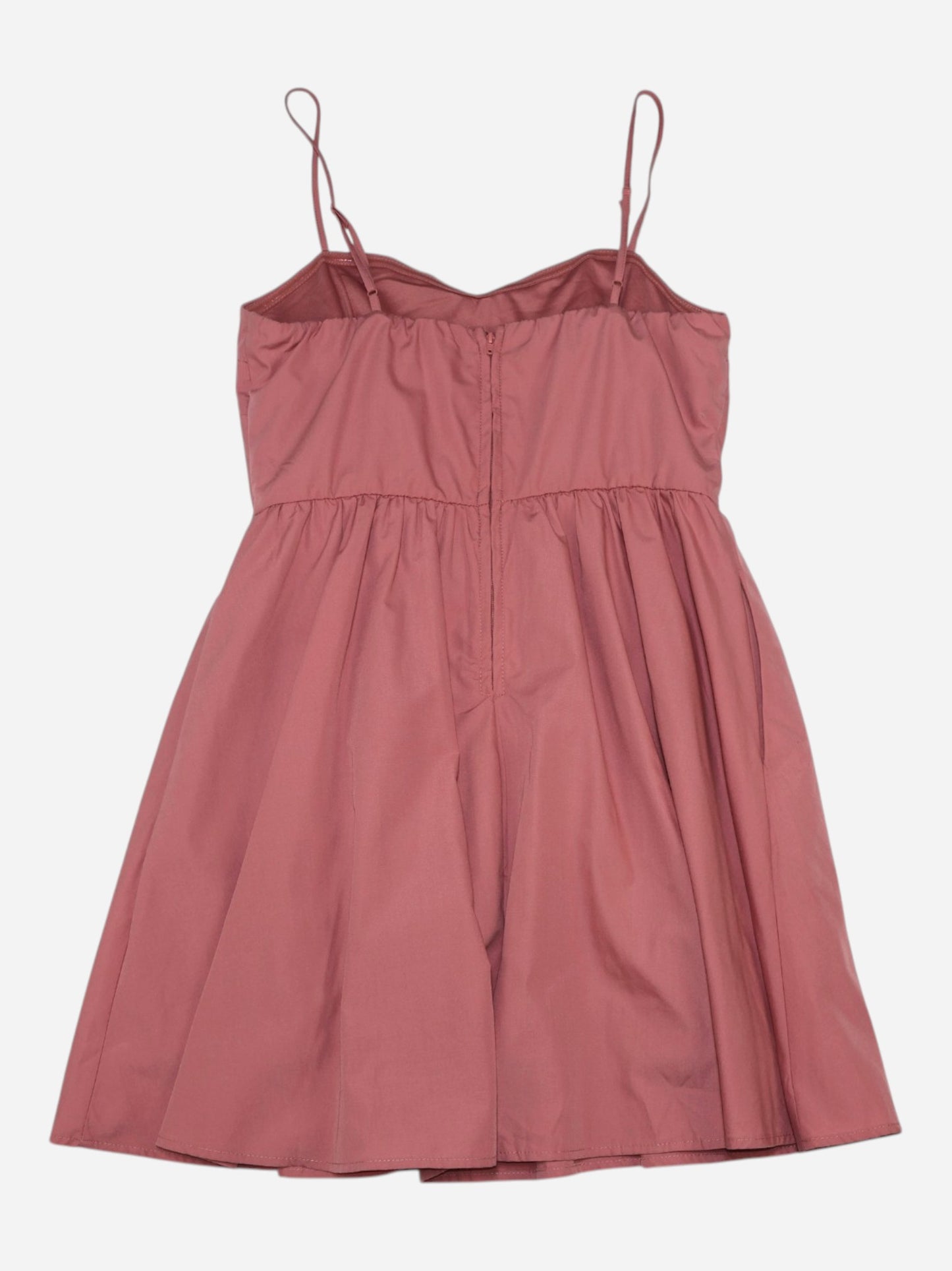 VESTIDO CORTO ROSADO CON TIRANTES AJUSTABLES | FRANCESCA'S | TALLA M