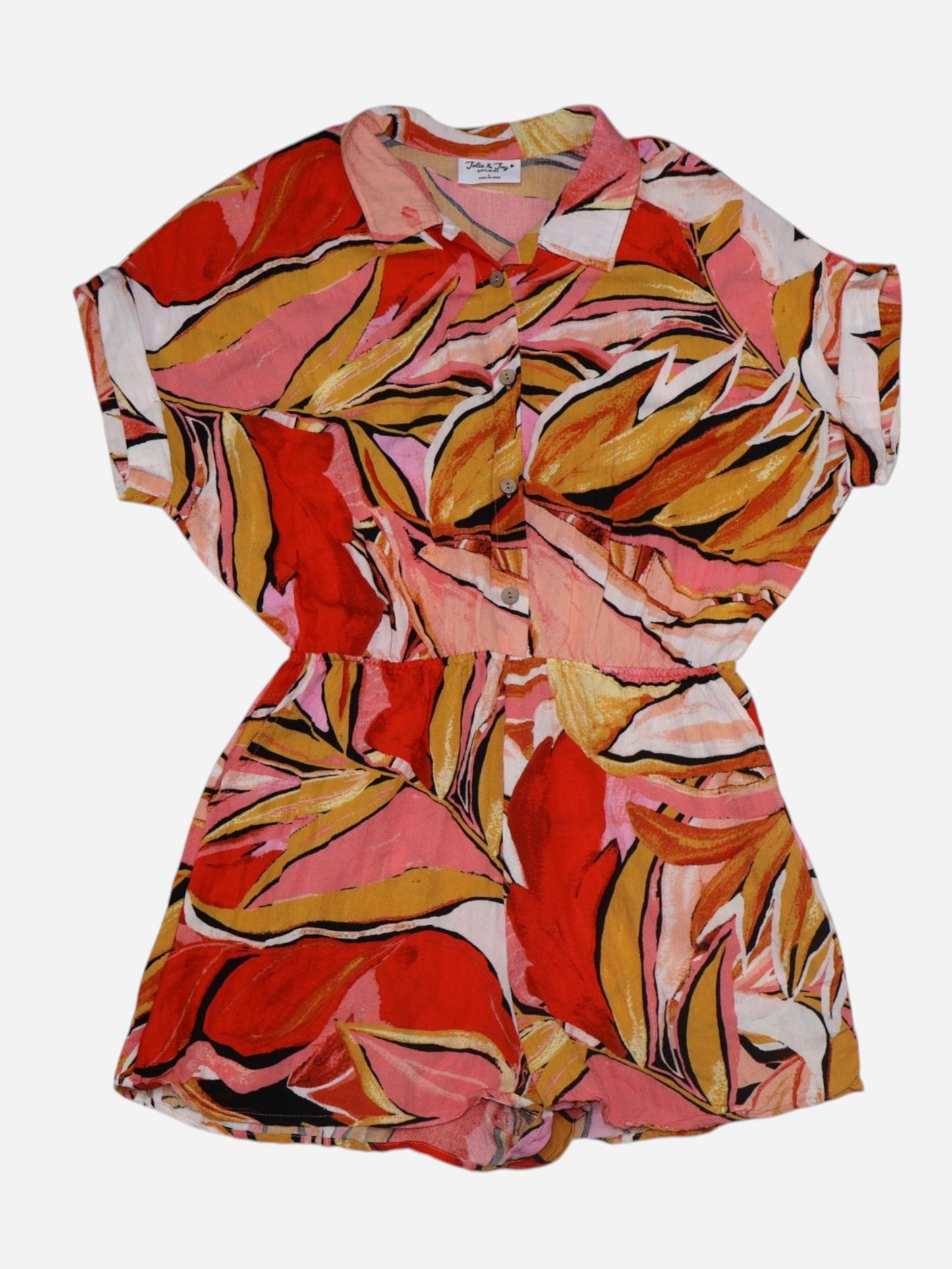 ROMPER CON ESTAMPADO TROPICAL | JOLIE & JOY | TALLA L