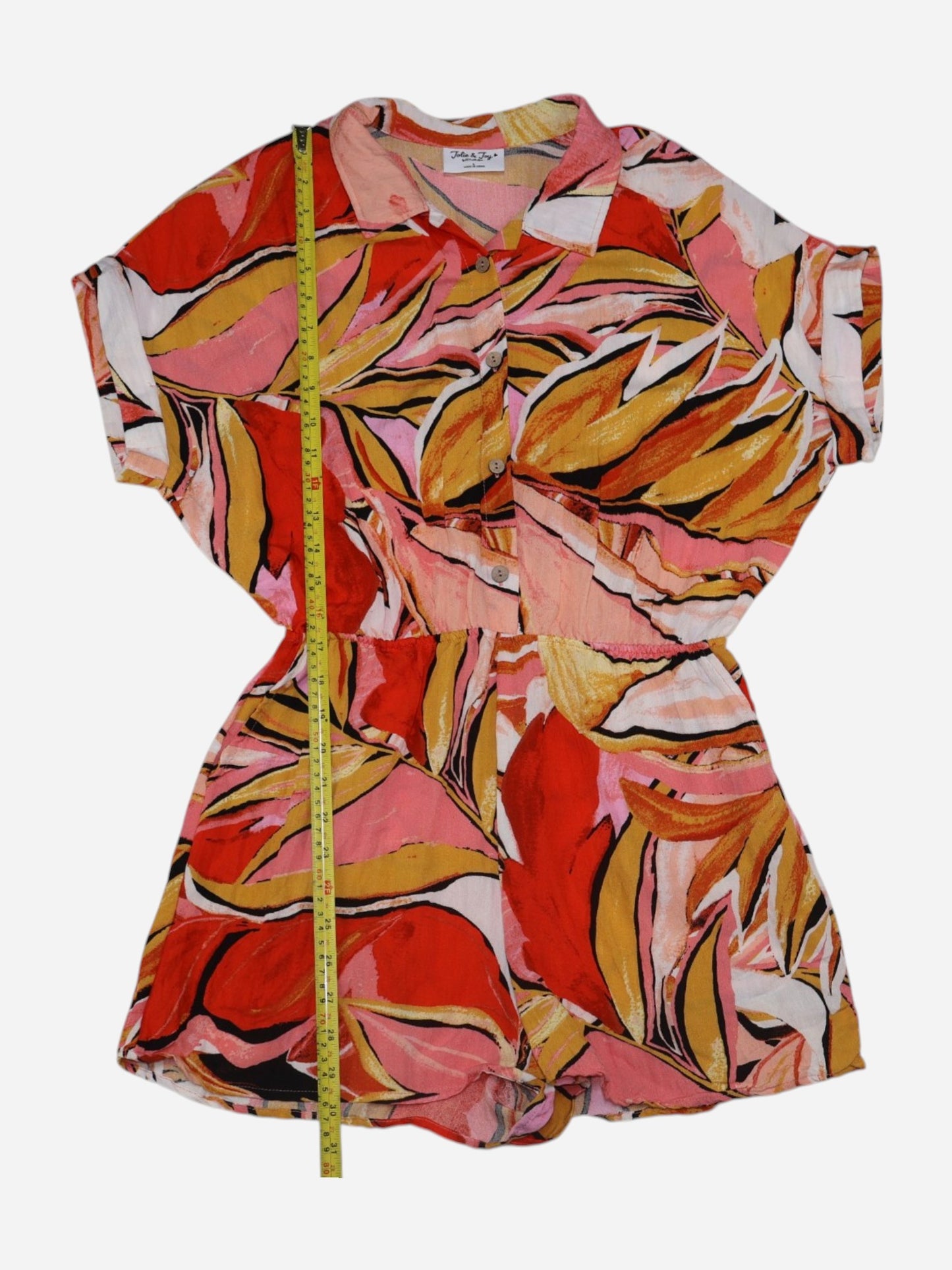 ROMPER CON ESTAMPADO TROPICAL | JOLIE & JOY | TALLA L