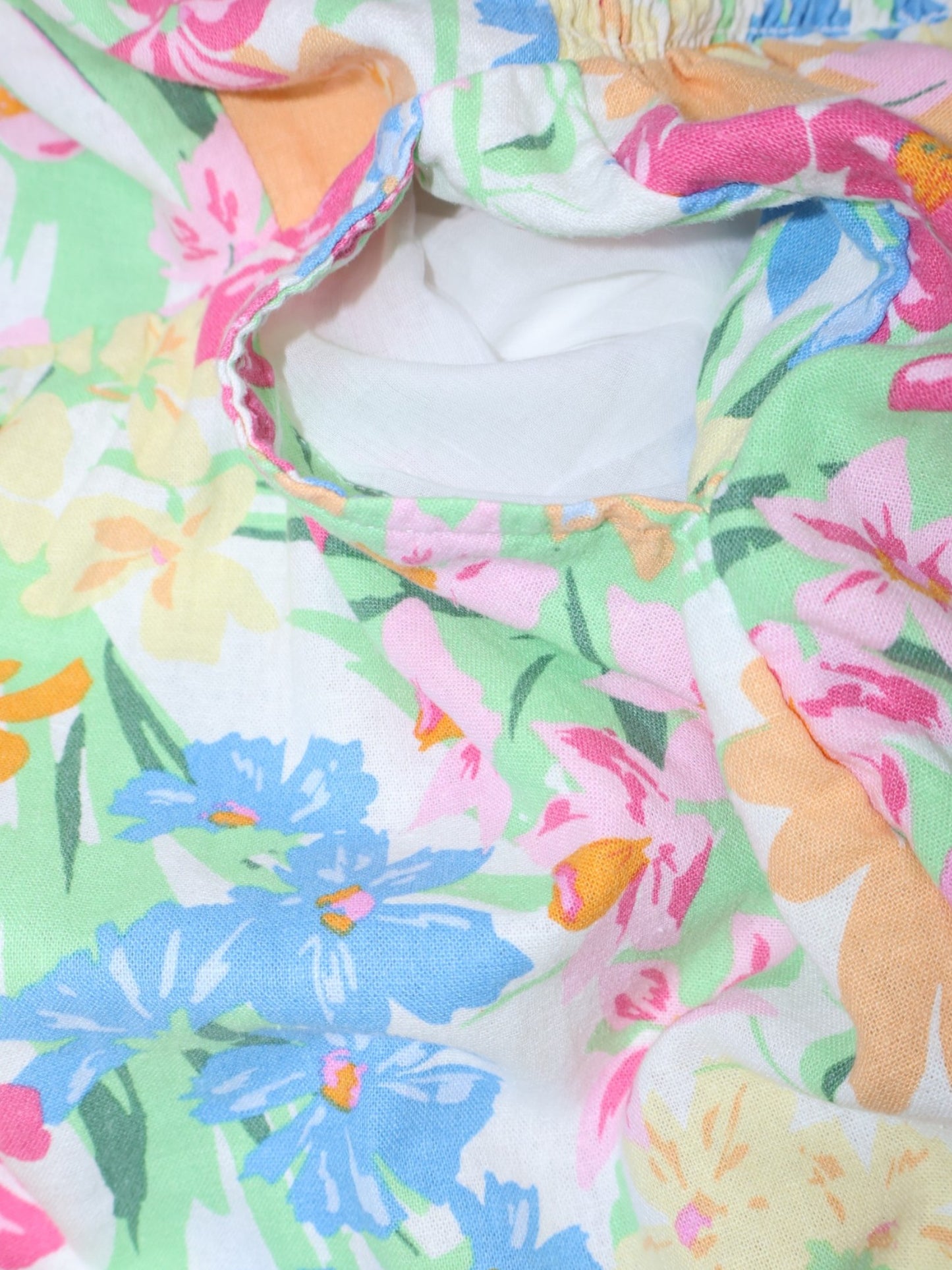 ROMPER CORTO CON ESTAMPADO FLORAL PARA MUJER | OLD NAVY | TALLA S