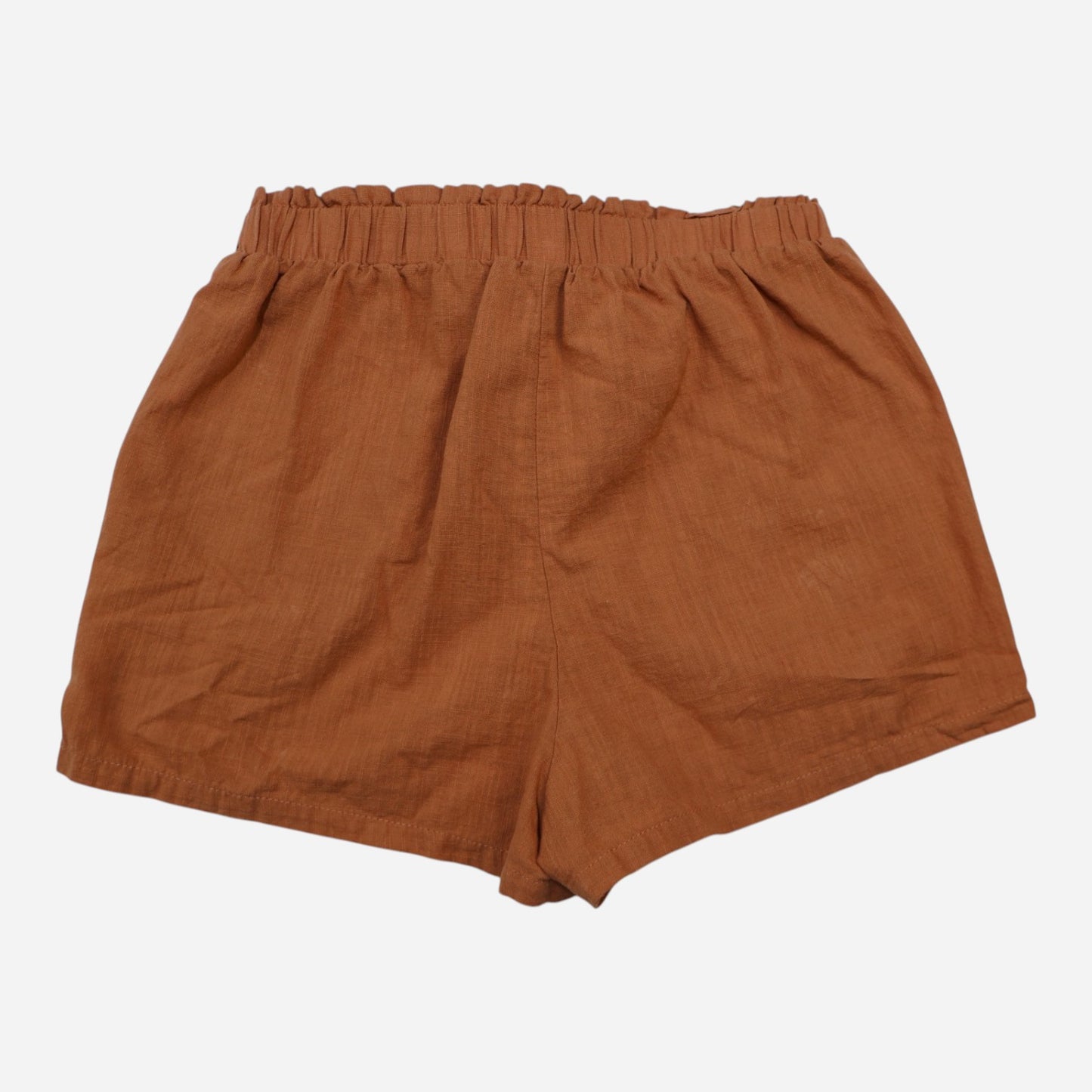 SHORT COLOR TERRACOTA CON LAZO EN LA CINTURA | TALLA S (US 4)