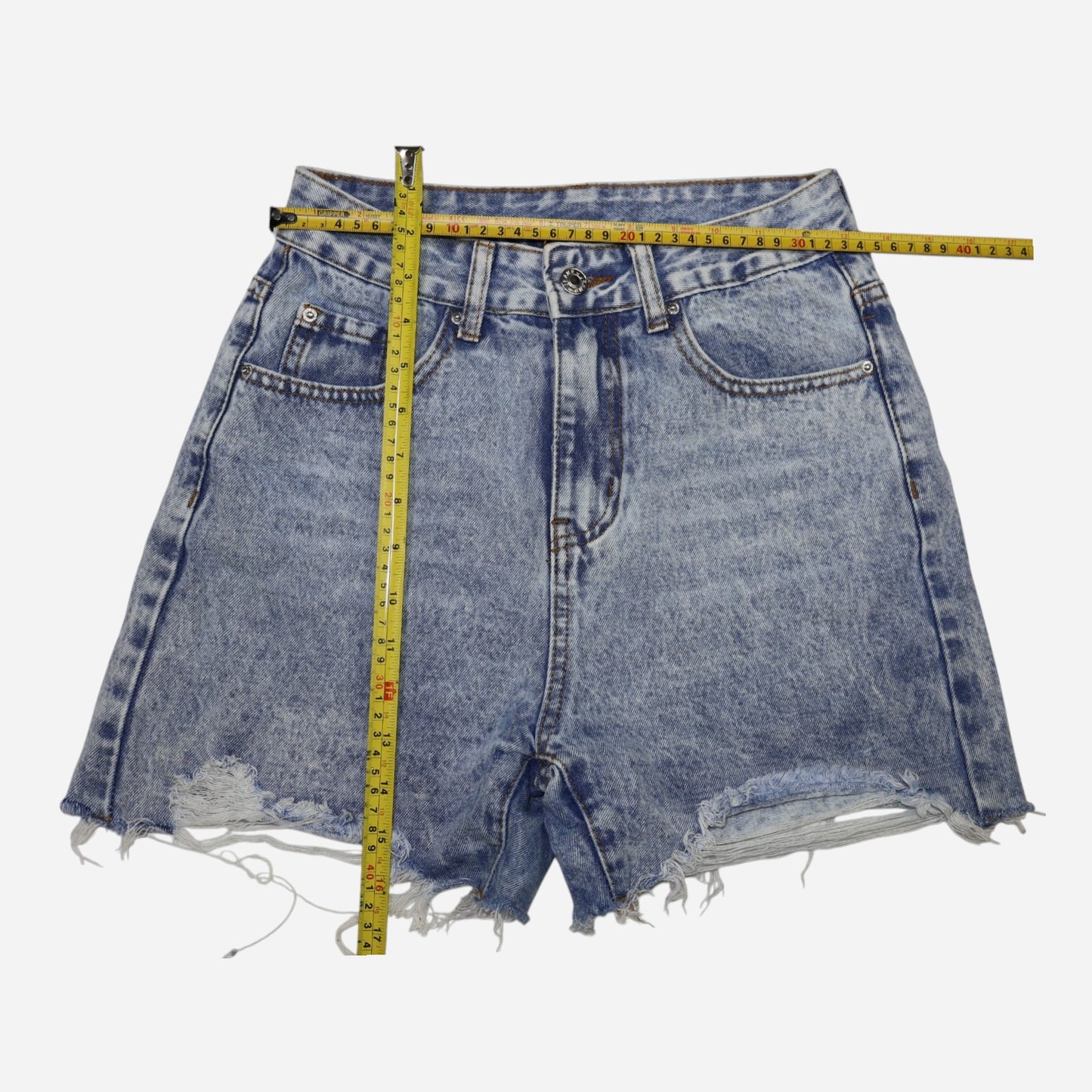 SHORT JEAN DE TIRO ALTO | TALLA XS