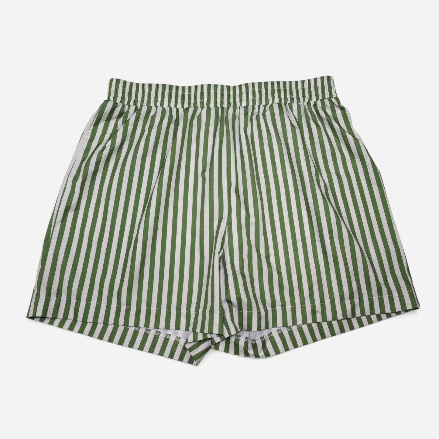 SHORT DE RAYAS VERDE Y BLANCO | TALLA XL (12)