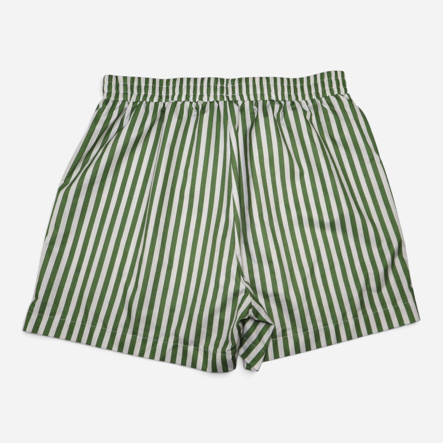 SHORT DE RAYAS VERDE Y BLANCO | TALLA XL (12)