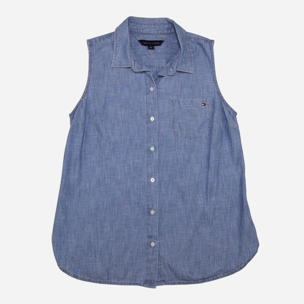 CAMISA SIN MANGAS TIPO DENIM | TOMMY HILFIGER | TALLA S