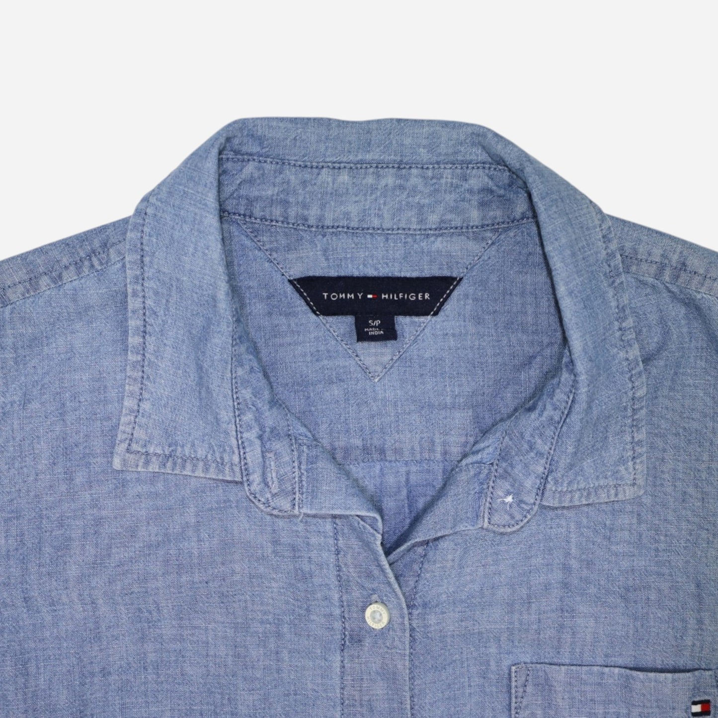 CAMISA SIN MANGAS TIPO DENIM | TOMMY HILFIGER | TALLA S