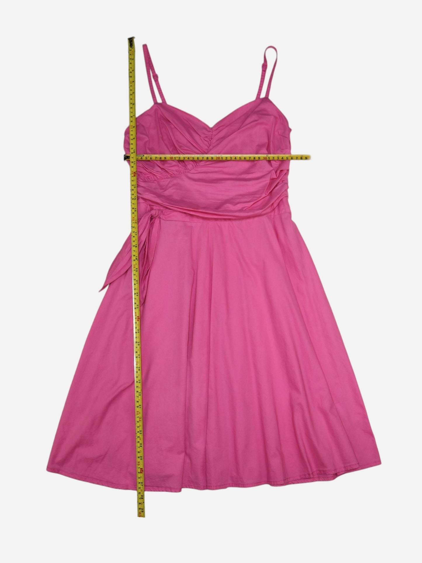 VESTIDO MIDI CON TIRANTES AJUSTABLES | H&M | TALLA 12 (L)