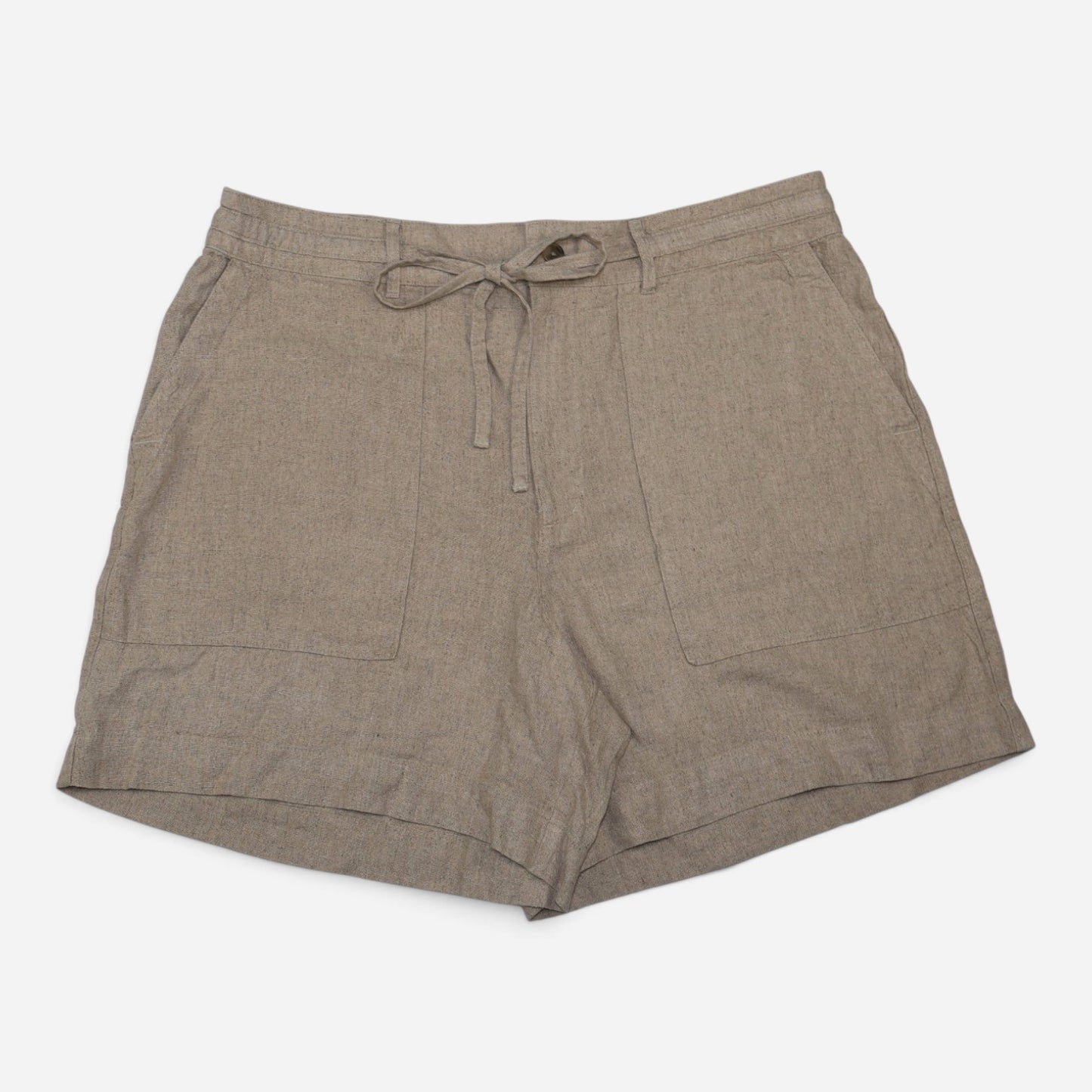 SHORT DE LINO CON LAZO Y BOLSILLOS | UNIVERSAL THREAD | TALLA 16 (XL)