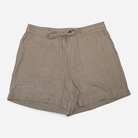 SHORT DE LINO CON LAZO Y BOLSILLOS | UNIVERSAL THREAD | TALLA 16 (XL)