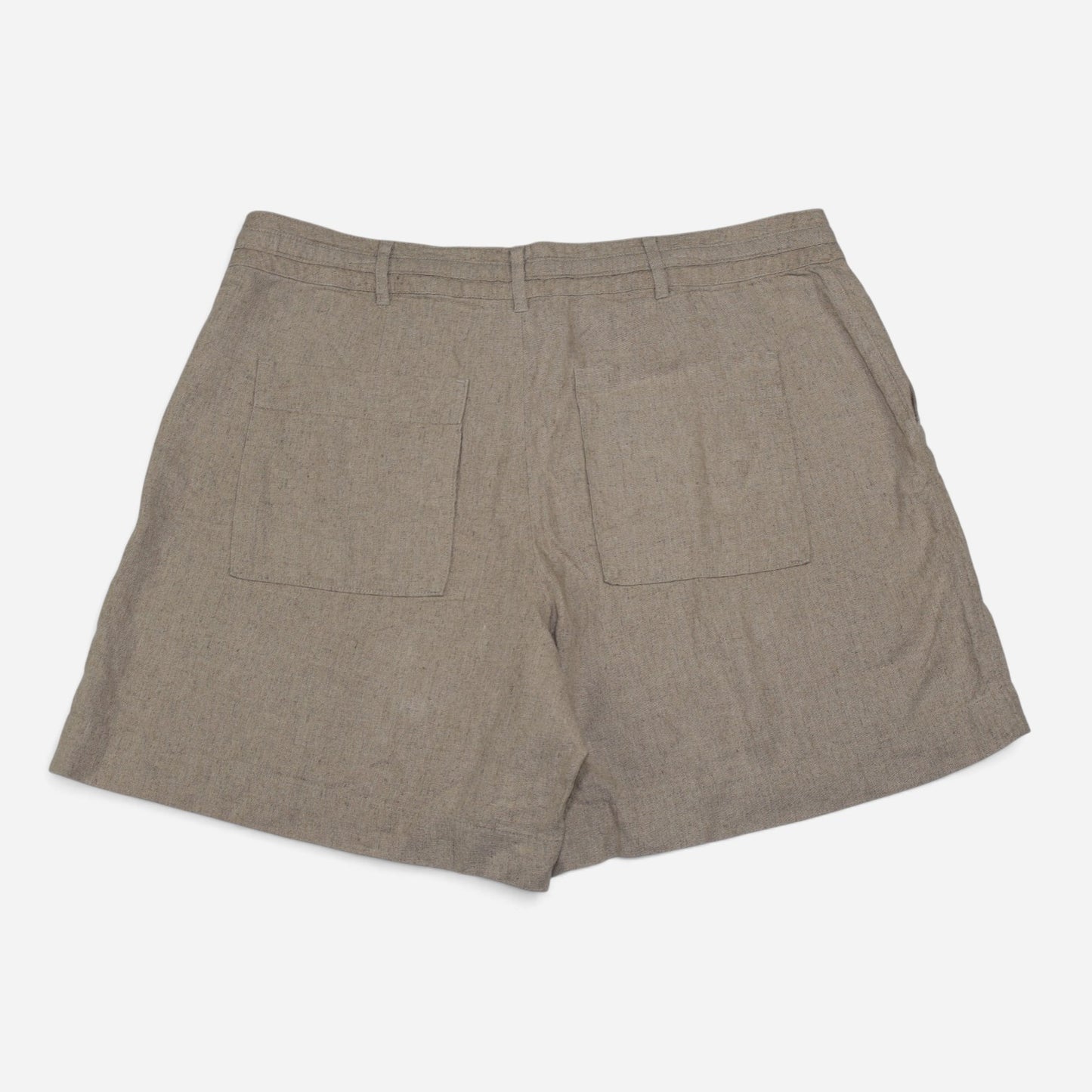 SHORT DE LINO CON LAZO Y BOLSILLOS | UNIVERSAL THREAD | TALLA 16 (XL)