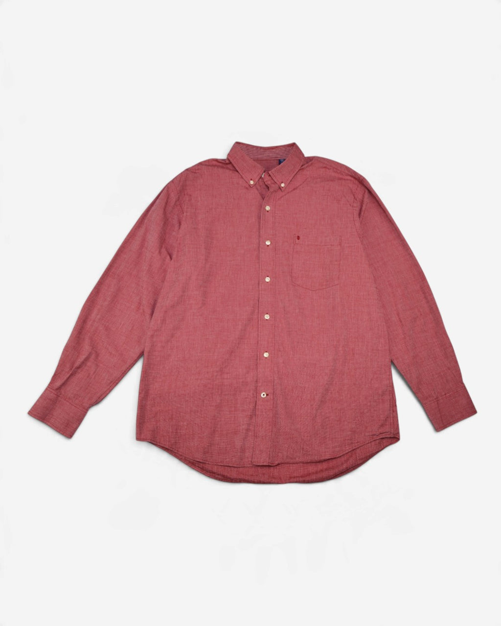 Camisa roja de mangas largas para hombre talla L, foto 2