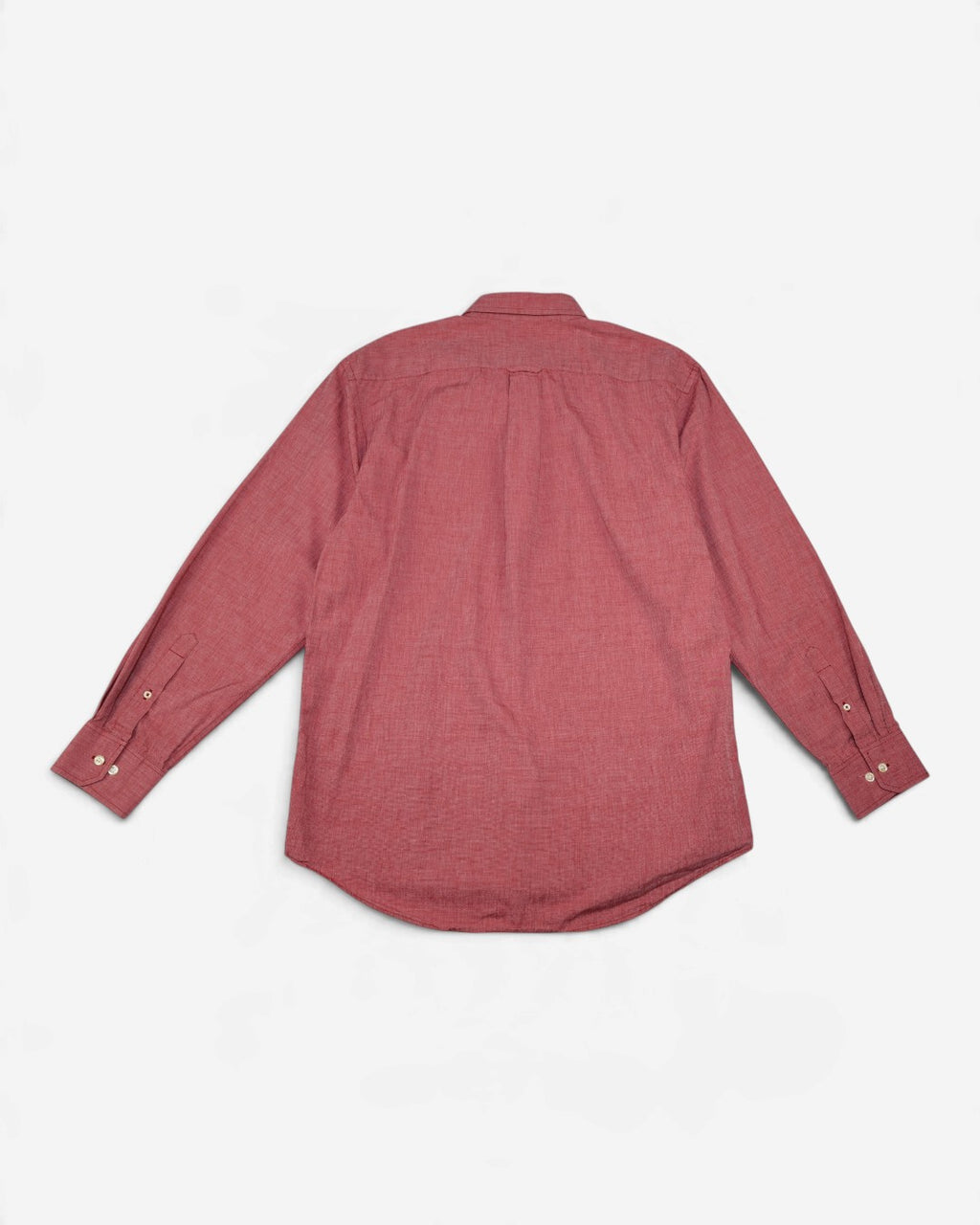 Camisa roja de mangas largas para hombre talla L, foto 4