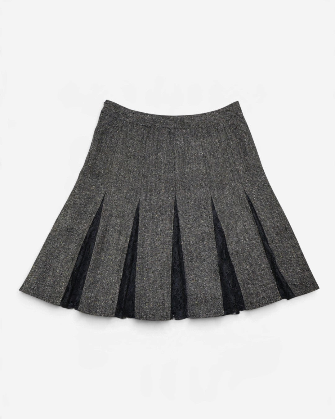 Falda de tweed gris Worthington, talla 10, foto 6